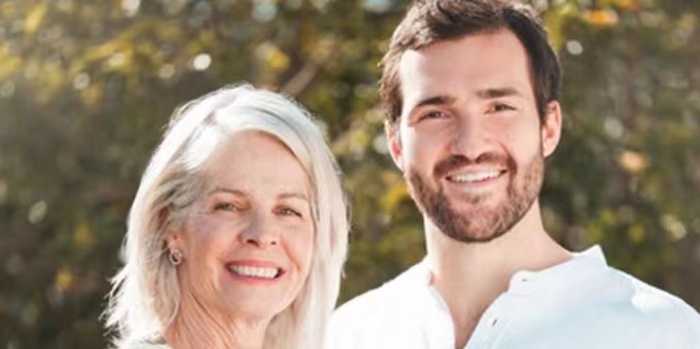 Younger men date older women