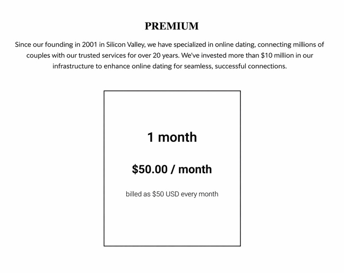 AgeGapDating Pricing