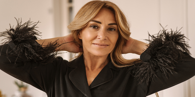 confident mature woman