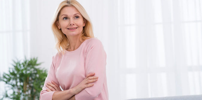 beautiful senior woman