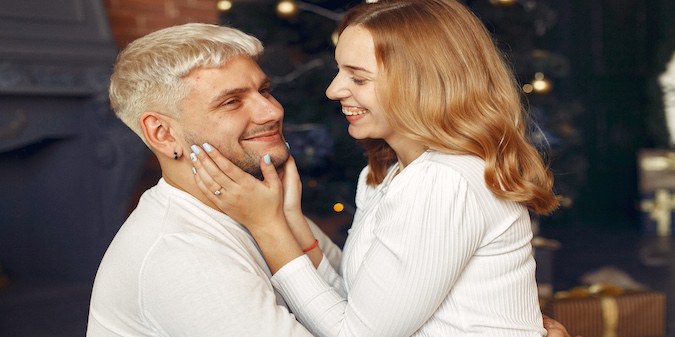 A divorced woman is dating a younger man